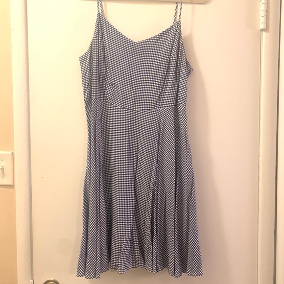 Old Navy Blue Gingham Swing Dress - Picture 1 of 4